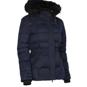 Samshield Meribel Blue Puffer Jacket No Hood Sz XS